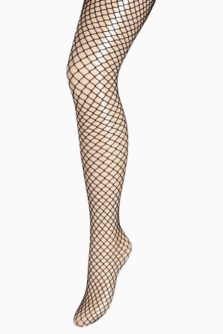 Black Large Scale Fishnet Tights